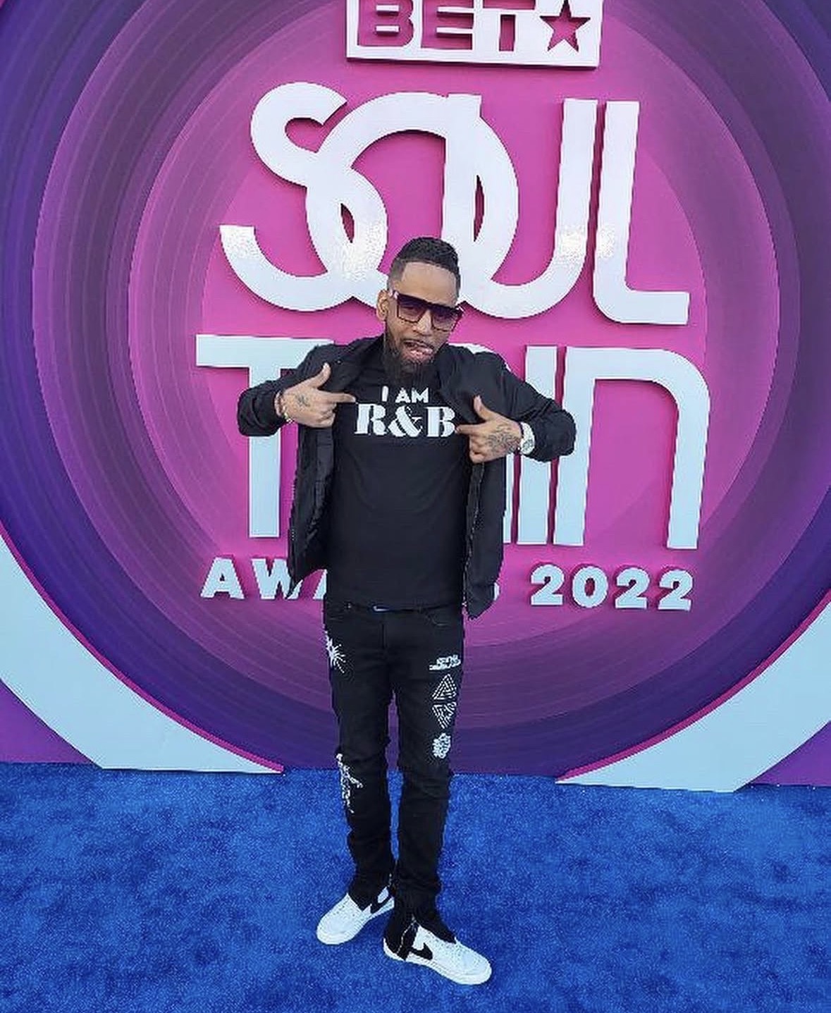 J. Holiday wearing I AM R&B
